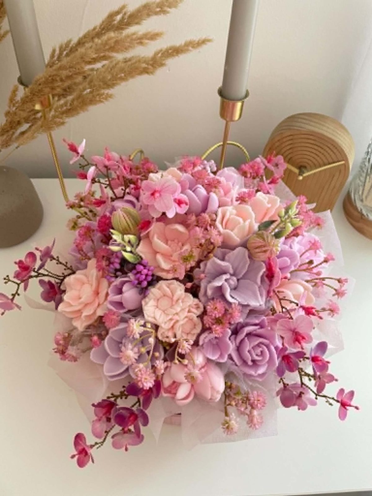 Szappanvirág rózsaszín boxban - Image 2